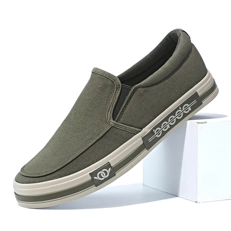 Breathable Casual Men's Slip-On Canvas Shoes