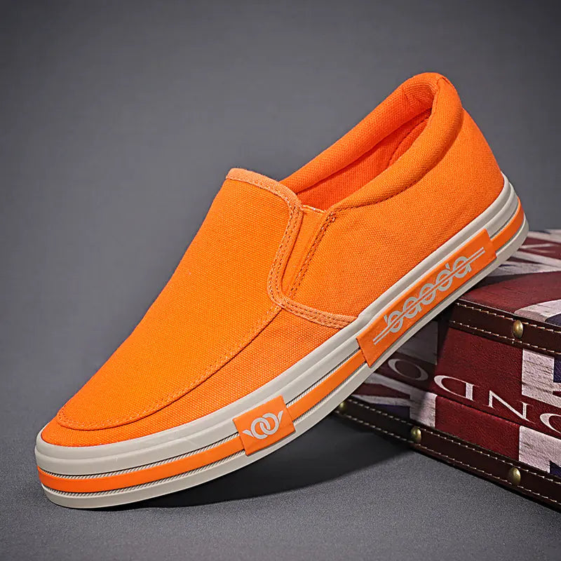 Breathable Casual Men's Slip-On Canvas Shoes