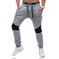 Trendy Casual Sports Pants with Patchwork Design